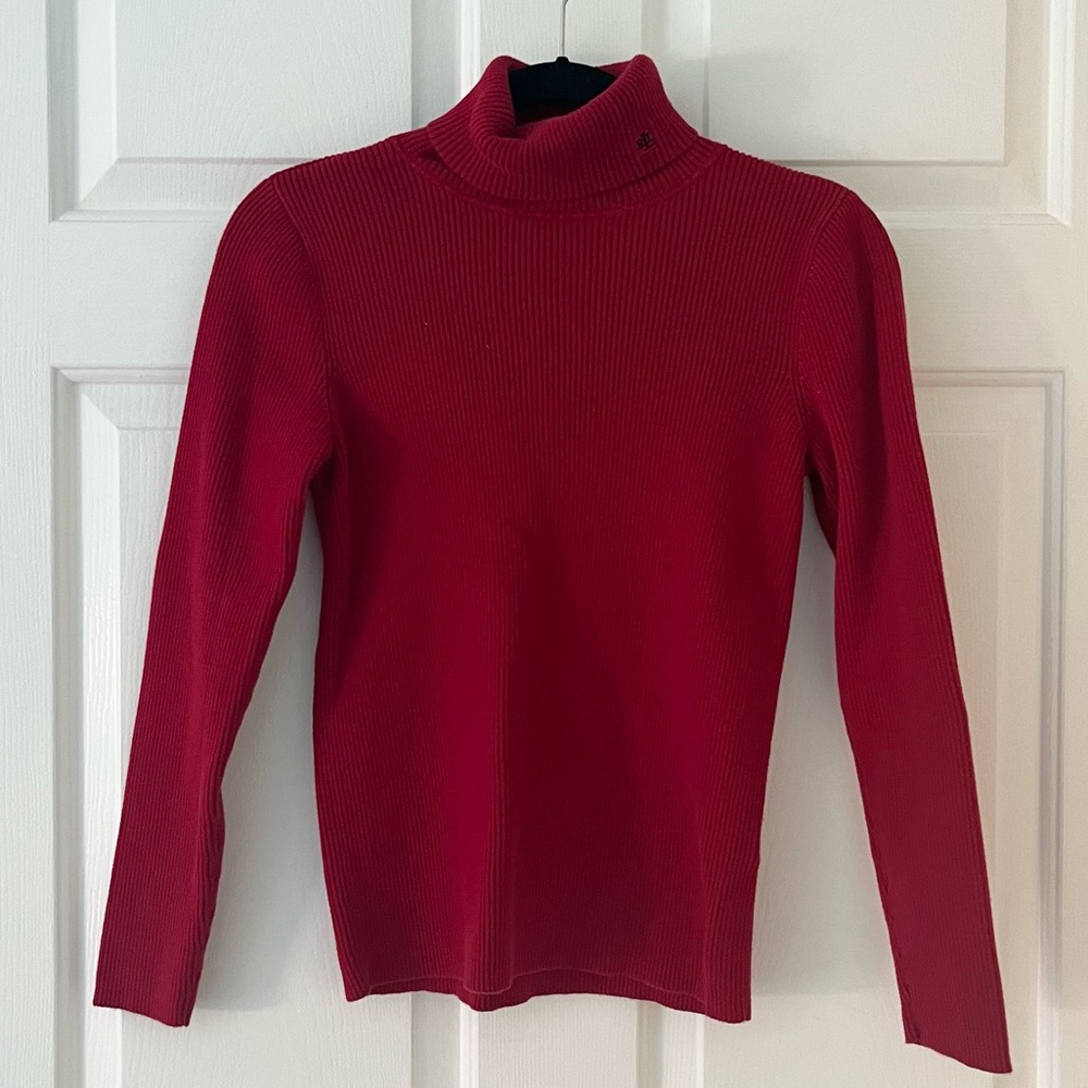 Ralph Lauren Ribbed Turtleneck Sweater